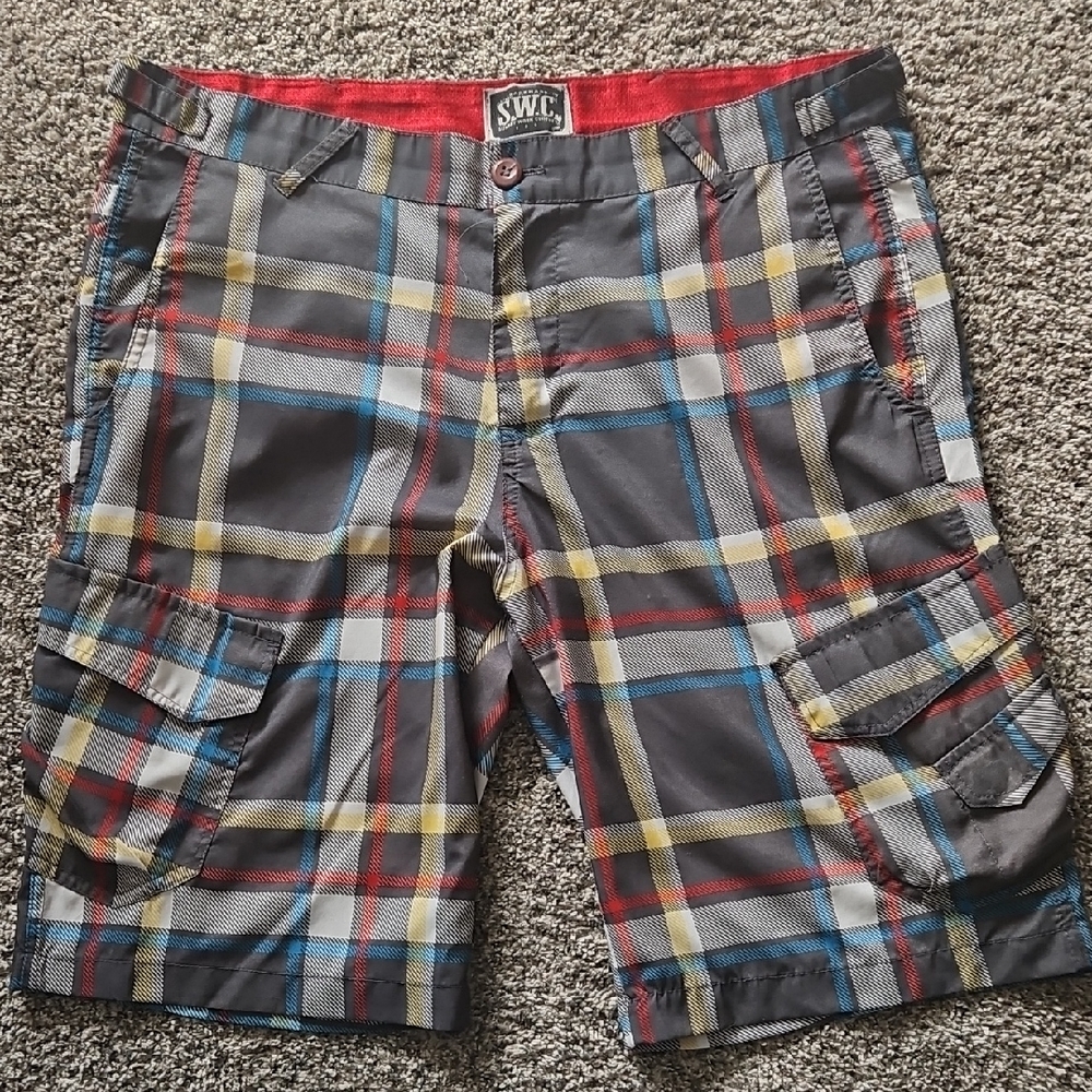 Men's Plaid swim suit- Multicolor
